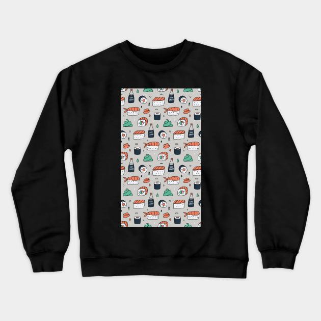 Japanese sushi Crewneck Sweatshirt by kostolom3000